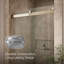 Levity 47.58" x 74" Bypass Shower Door with CleanCoat® Technology-683552978-741984735