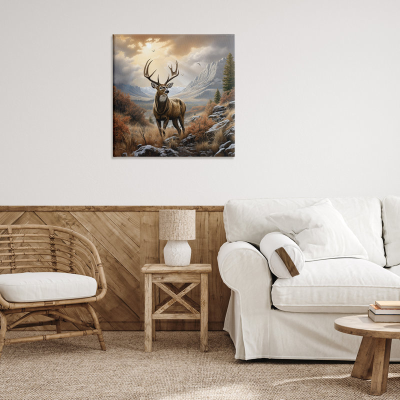 «Majestic Elk Mountain Scenery» par Jim Baldwin, H 36 po x l 36 po x P 1,5 po