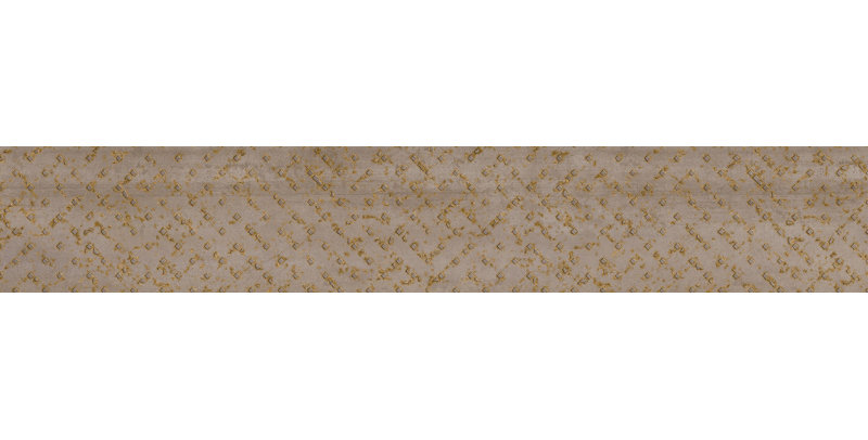 7.83 in. x 47.01 in. Matte Porcelain Tile, Brass