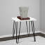 Ewalt Side Table with metal legs-1979876425