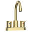 Robinet de salle de bain à 2 poignées avec ensemble de drain Alamo inclus en nickel brossé-91289253