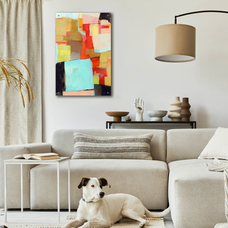 Wrought Studio 'Jigsaw' by Jamie Van Landuyt, Acrylic Glass Wall Art, 36" H x 24" W x 0.2" D