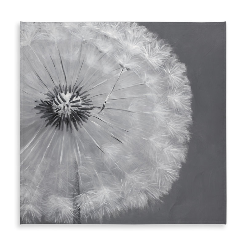 Dandelion Puff Ball Tablecloth - Botanical White Decor