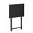 2-Piece Folding TV Tray Table No Assembly Required Portable Sofa Side Table, Industrial Snack Table