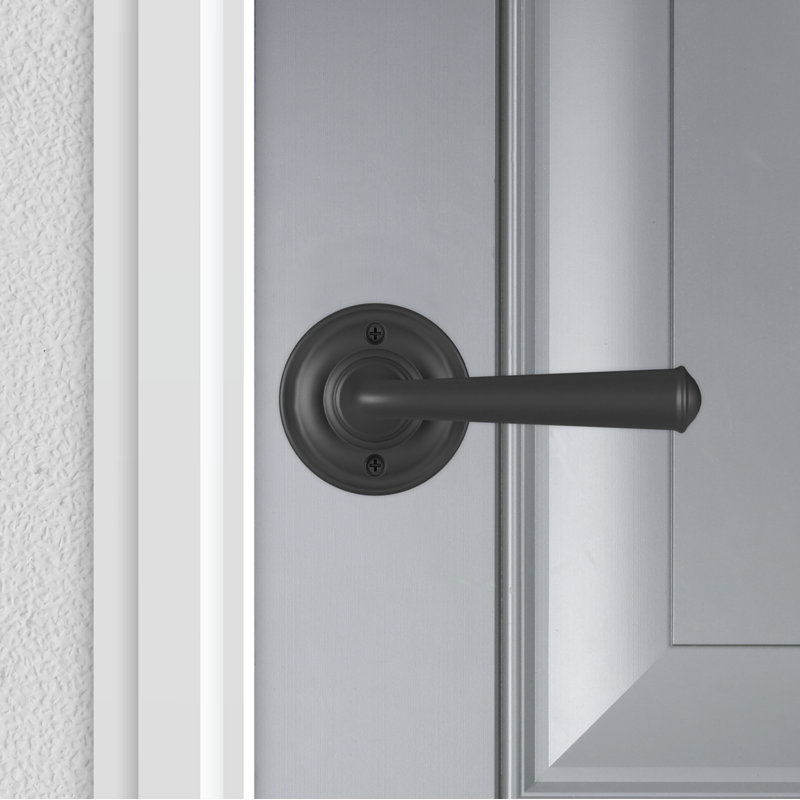 Federal Door Lever with Rosette, Left