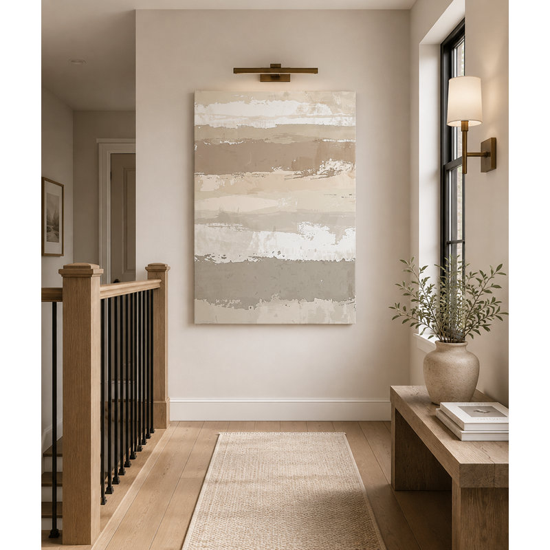 Art texturé sur toile texturée abstraite texturée, H 48 po x l 32 po x P 1,5 po