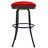 Swivel Upholstered Counter Stool with Metal Frame-27796885-48366676-27796883
