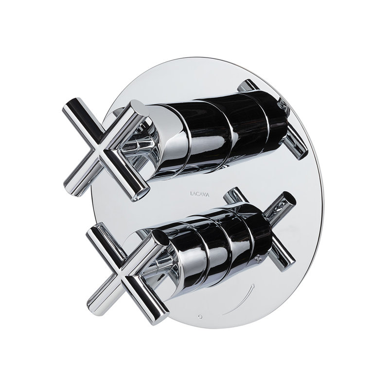 Cigno 3-Way Progressive Pressure Balancing Mixer With Diverter, Polished Chrome