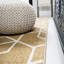 Tapis doré / blanc Amuda Blocks-604693821