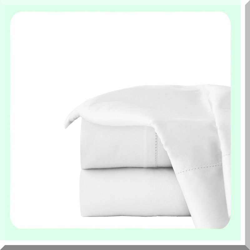 Luxury White Cotton Queen Sheet Set - 300 Thread Count Soft Bedding Set - Premium Quality Bed Sheets for Queen Size Bed - Breathable & Cozy Sheets