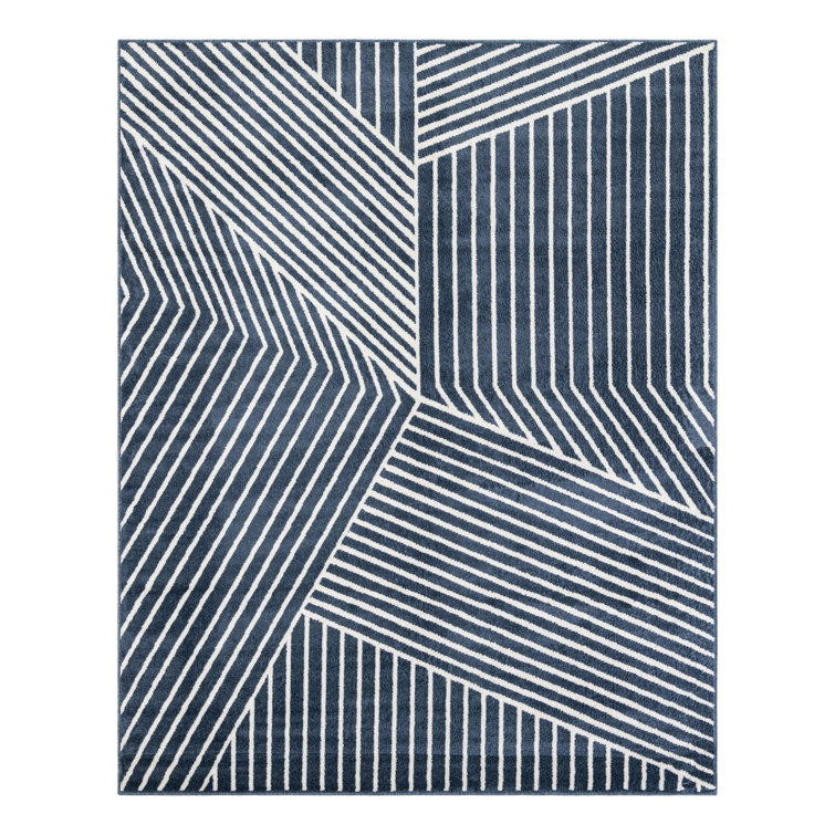 Latitude Run® Orkla Nikolis Rug Blue