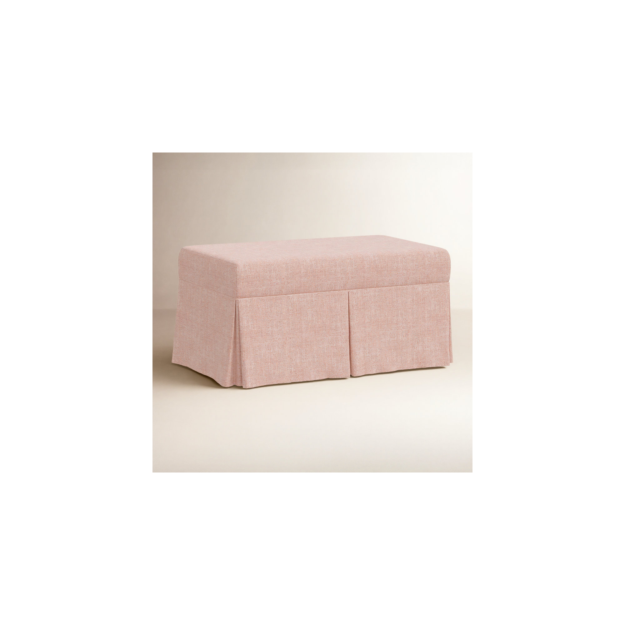 Wyatt Storage Bench, Pink