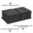 Double Bowl50/50 Undermount Sink- 33"X19" Gunmetal Black  Double Bowl Kitchen Sink 16 Gauge With 2 10" Deep Basin