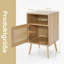 40cm W Manufactured Wood Bedside Table