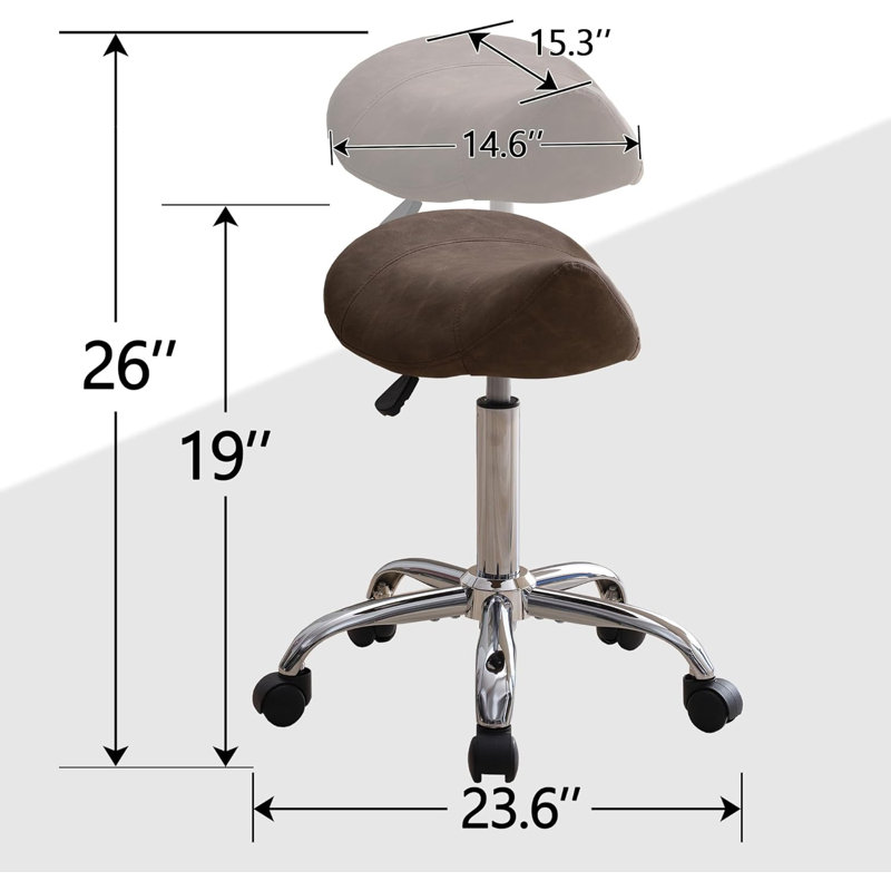 Saddle Stool, Brown