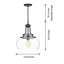 Luminaire suspendu en verre 13,8 po Keyser