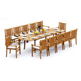 Cahyo Outdoor - Piece Teak Dining Set