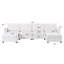 Canapé modulaire en U de 123,6 po Tafariah-1236660174