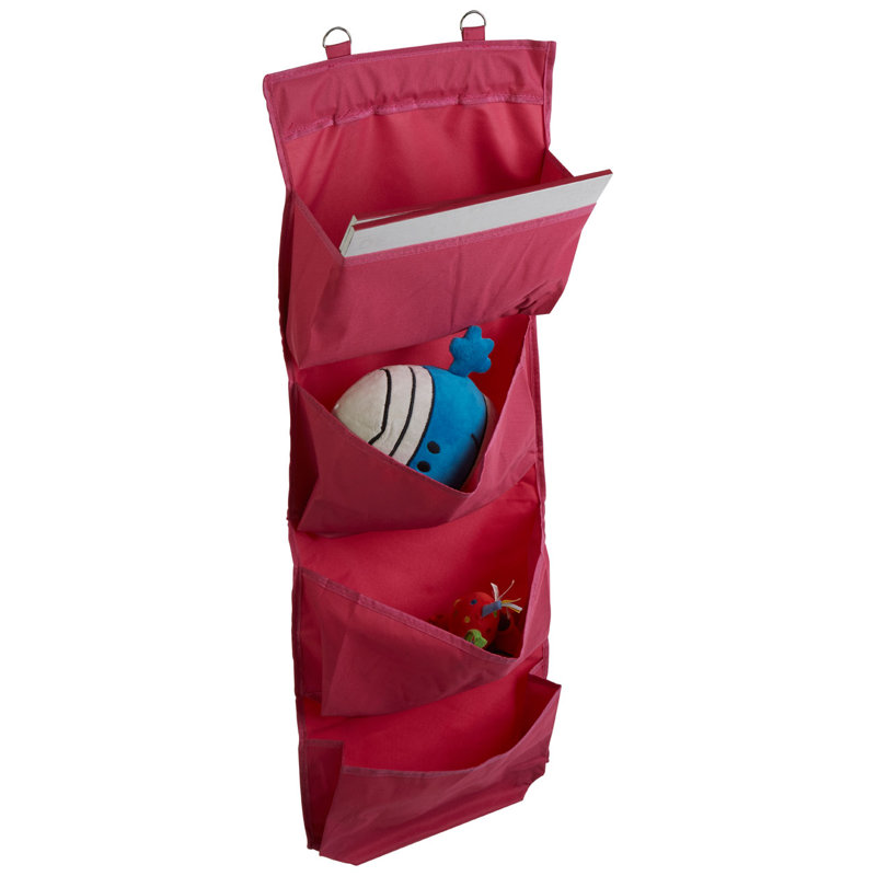 Teresa Fabric Overdoor Organiser, Hot Pink