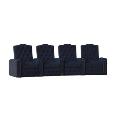 Regal HR Series Upholstered Power Reclining Home Theater Seating with Cup Holder