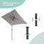 Parasol de marché rectangulaire 10 x 6,5 pi Forontenac-642092987