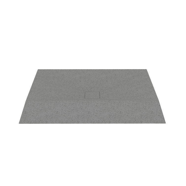 CASAINC Maple 18.5'' Concrete Rectangular Bathroom Sink