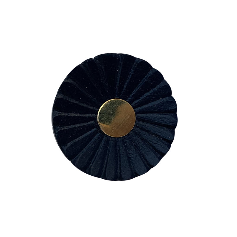 Poignée ronde 1,5 po Siena, Bleu foncé