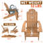 Chaise Adirondack pliable avec repose-pieds-71613318