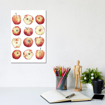 Apples By Nic Squirrell - Wrapped Canvas Graphic Art by Nic Squirrell - Wrapped Canvas Print
