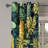 Bay Isle Home™ Tropical Grommet Curtain Art Exotic Monstera Leaves 50" x 108" Dark Teal Olive Green-1092922975