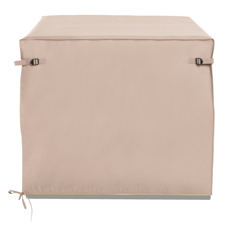 Housse carrée pour climatiseur de chalet Modern Leisure, 36 po x H 30 po, beige