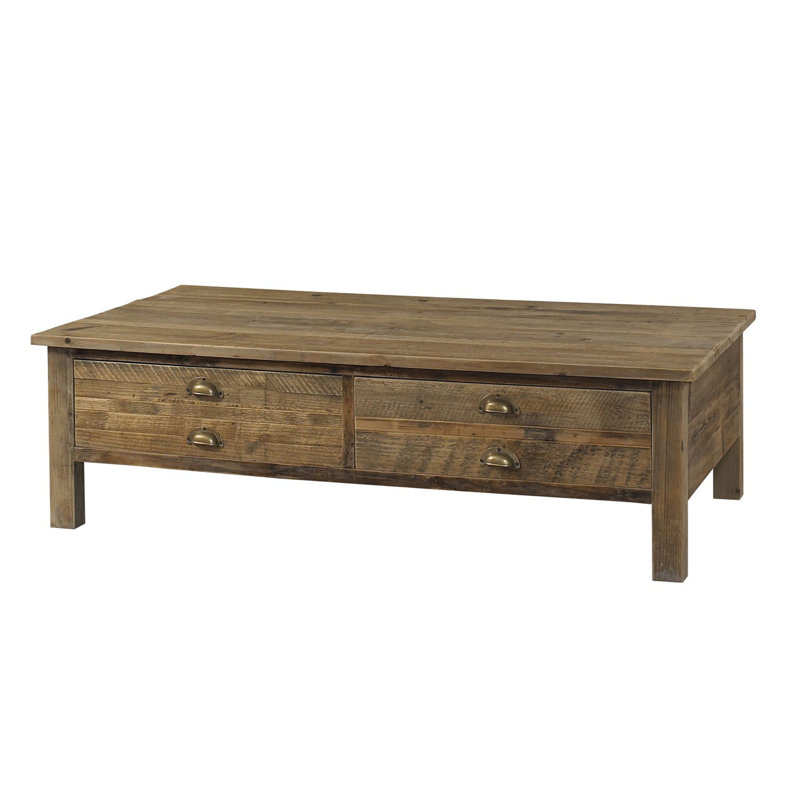 Bump Solid Wood Coffee Table