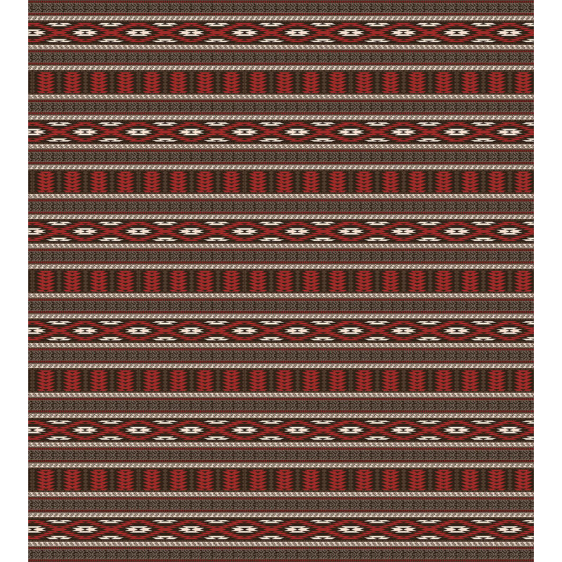 Rustic Polyester Mixed Duvet Cover