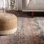 Teele 18" Wide Round Pouf Ottoman-626699982