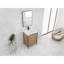 Meuble-lavabo autoportant 24 po avec lavabo en résine et 2 portes d'armoire à fermeture en douceur (emballage KD)-1267607646