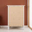 Table de chevet 3 tiroirs Lurne blanche-1957290178