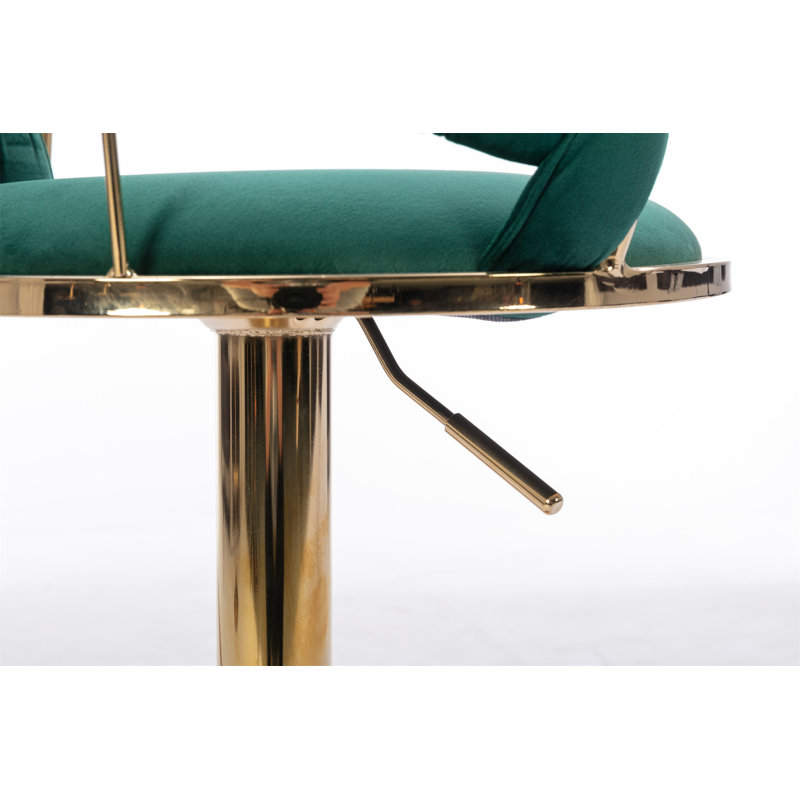 Ensemble de 2 tabourets de bar, Vert