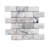 Santorini 2" x 4" Marble Beveled Brick Mosaic Tile-60084801