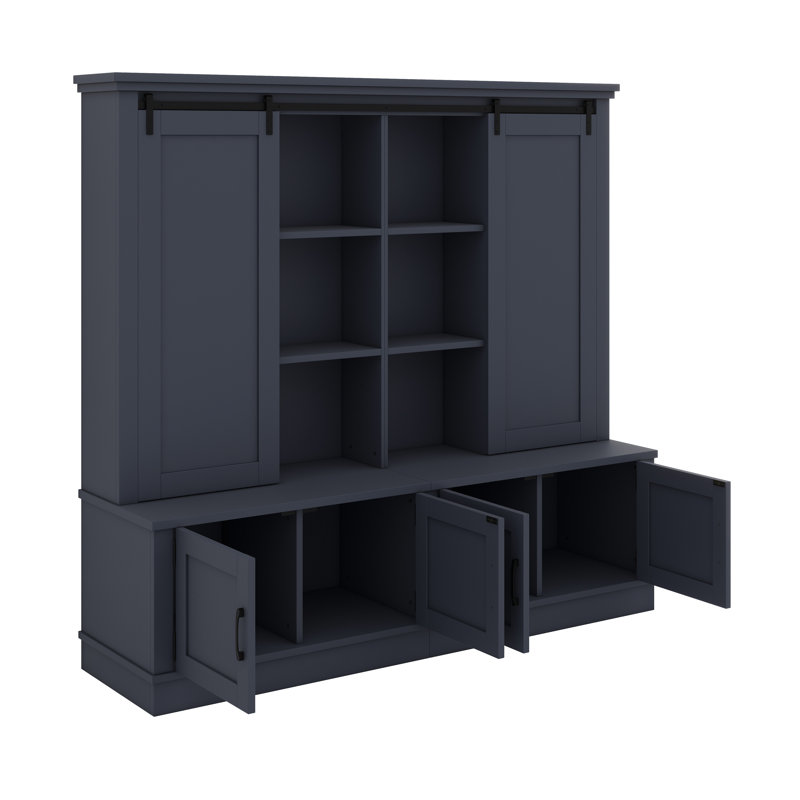 Smart Entryway Organizer Combining Ample Storage, Sliding Rails, And Artistic Tree Silhouette
