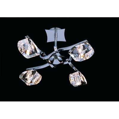 Barham Glass Semi Flush Mount