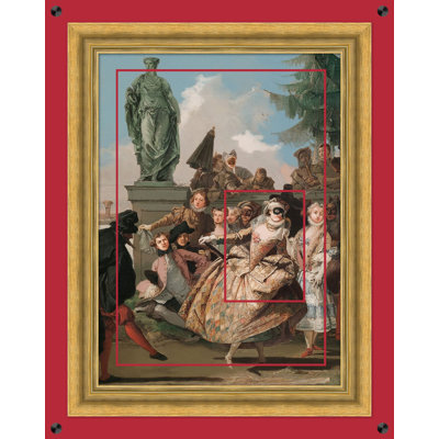Classical Gesture 3 Framed Canvas