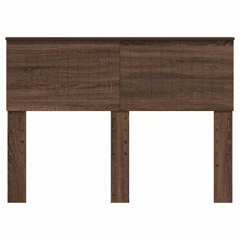 EU Double Headboard, Double (4'6), Brown Oak