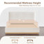 Lit plateforme tapissier Modern Boucle-1685264502-1685264503
