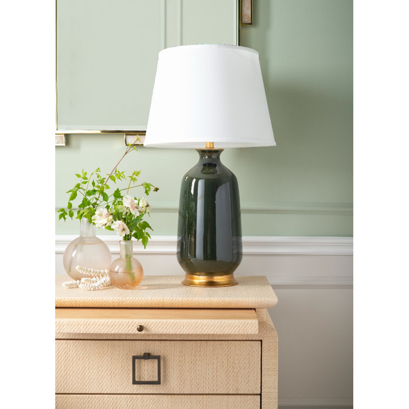 Carolyn Table Lamp, Olive Green
