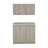Ashura 2-pc Kitchen Cabinet Set includes Countertop base unit and wall mounted Cupboard-68816137