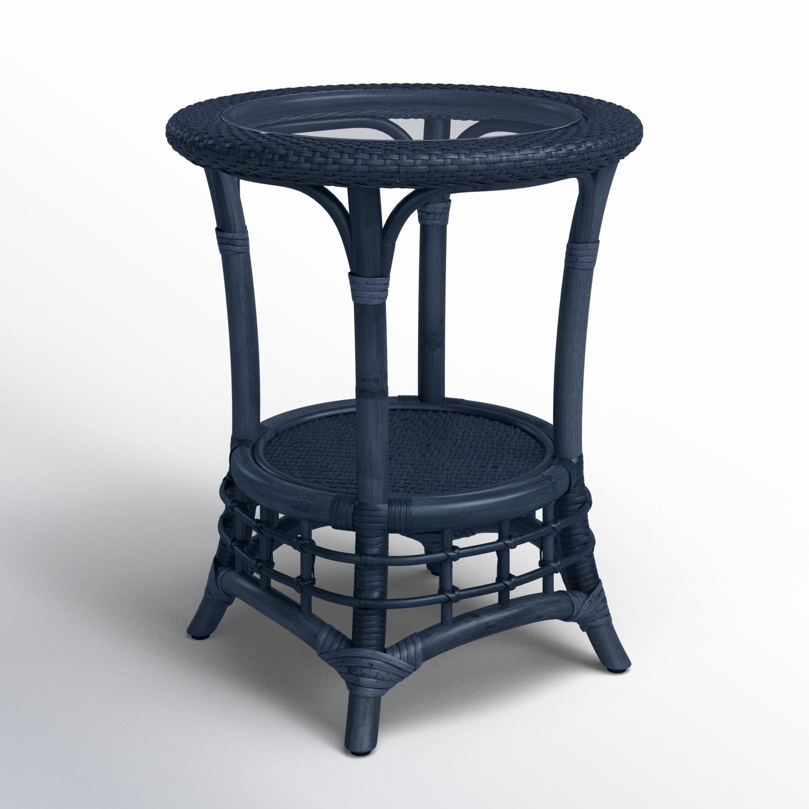 Luca End Table, Navy