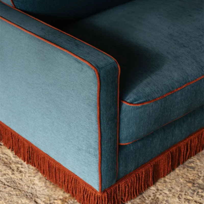Retro Blue Sofa