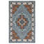 Tapis brun / gris en laine / coton touffeté à la main Dinkens-1159407990