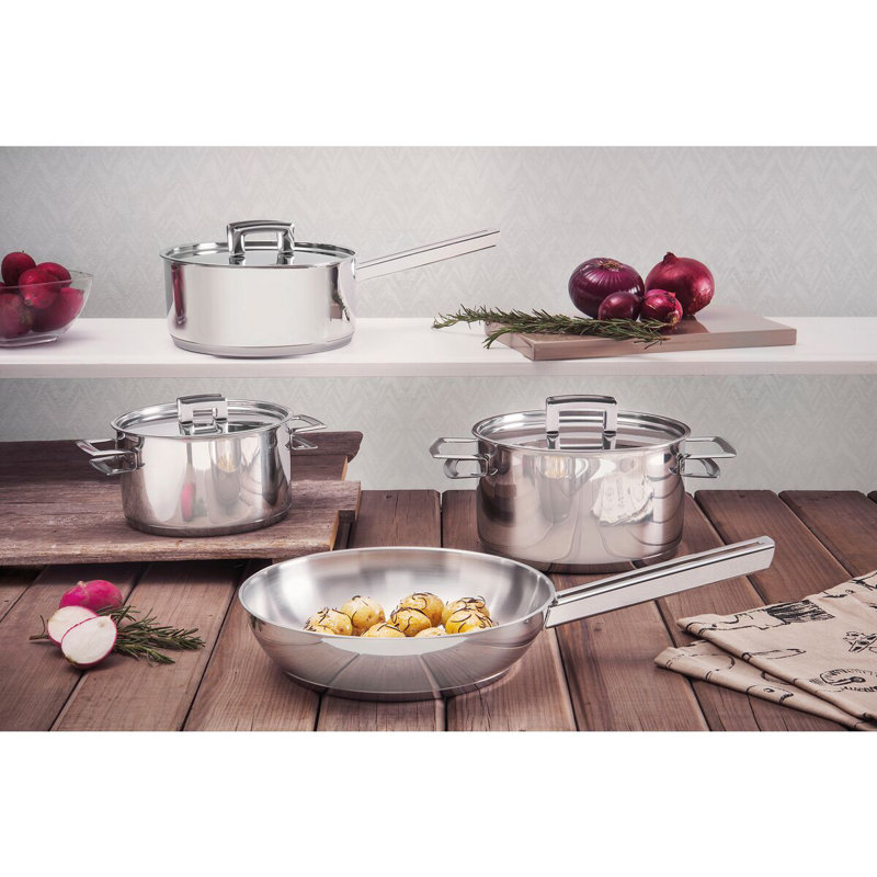 Tramontina 4 Pcs. Stainless Steel Cookware Set