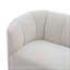 Canapé incurvé en chenille avec assise moelleuse-1651340500
